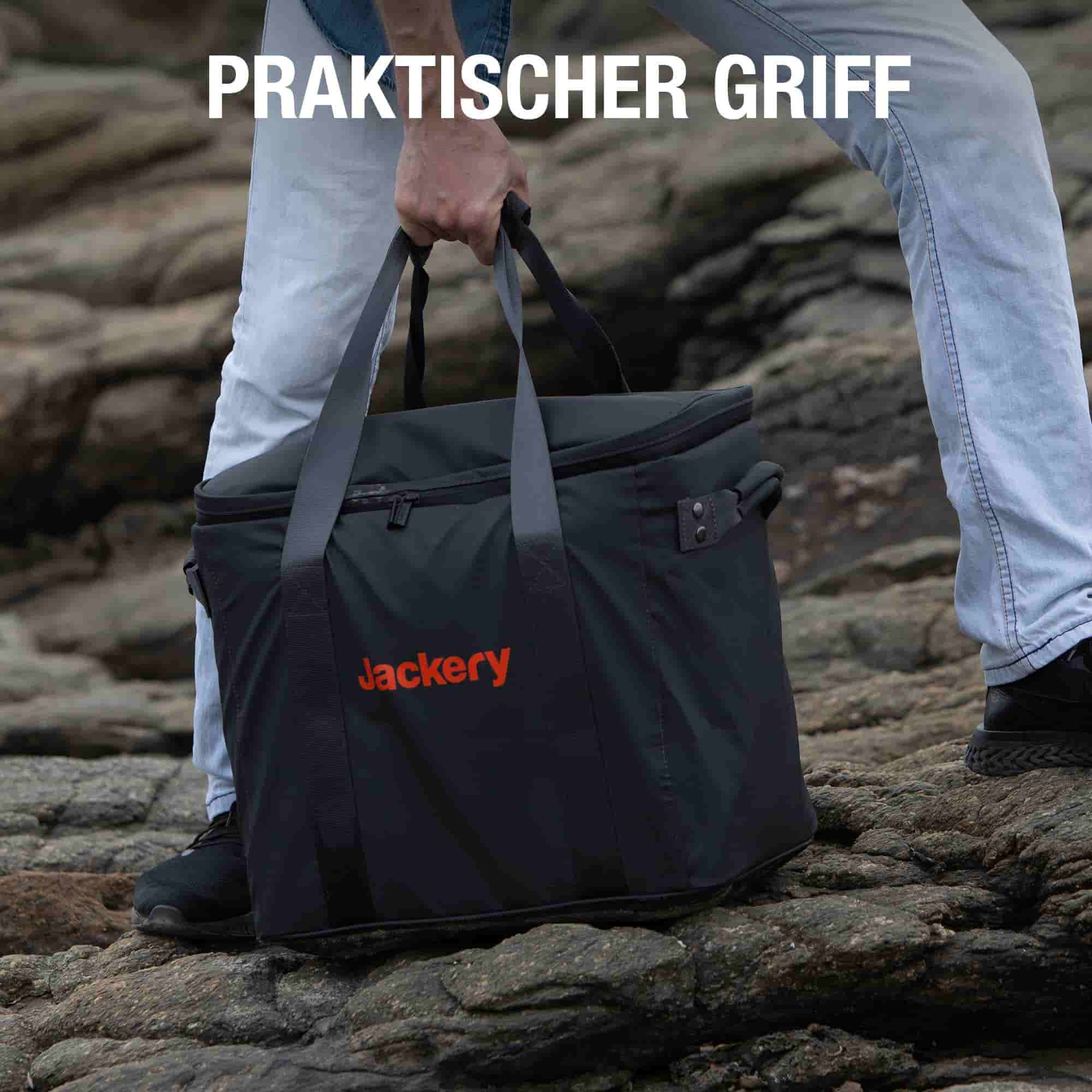 Jackery EVA Tragetasche für Explorer 2000 v2/2000 Pro/1500 Pro/1000 Plus Tragbare Powerstation (L) - Image 6