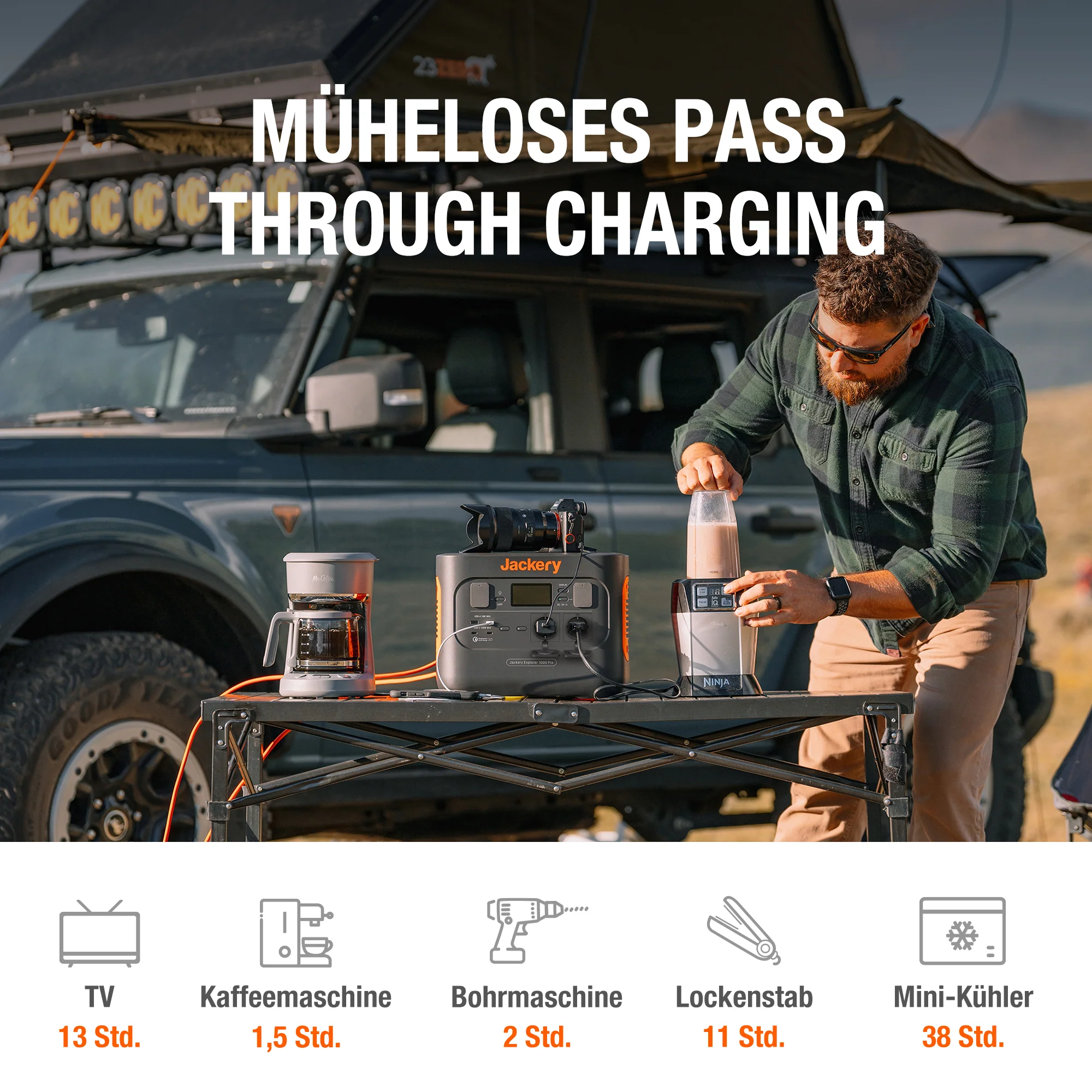 Jackery Explorer 1000 Pro Tragbare Powerstation - Image 5