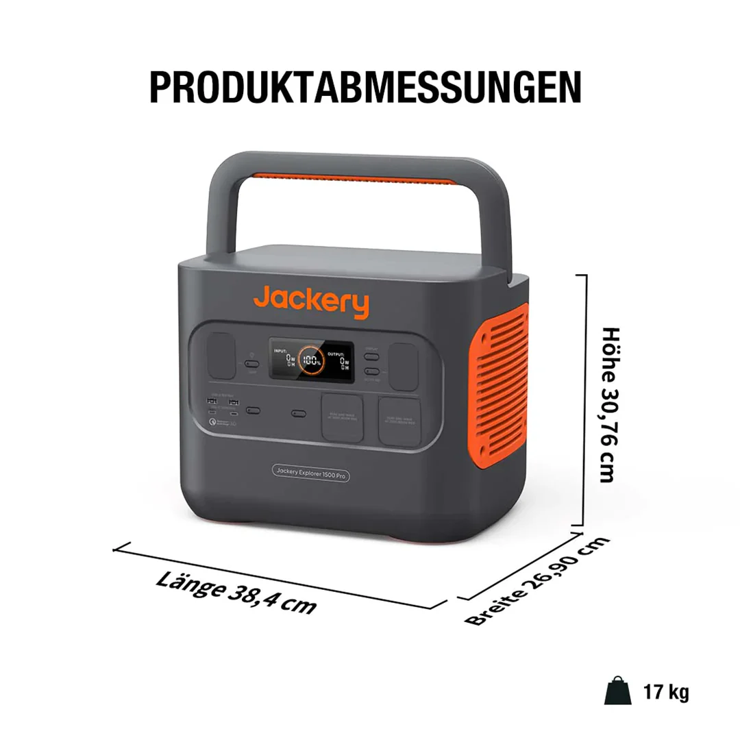Jackery Explorer 1500 Pro Tragbare Powerstation (Generalüberholt) - Image 7