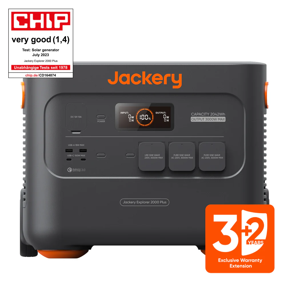 Jackery Explorer 2000 Plus Tragbare Powerstation - Image 3