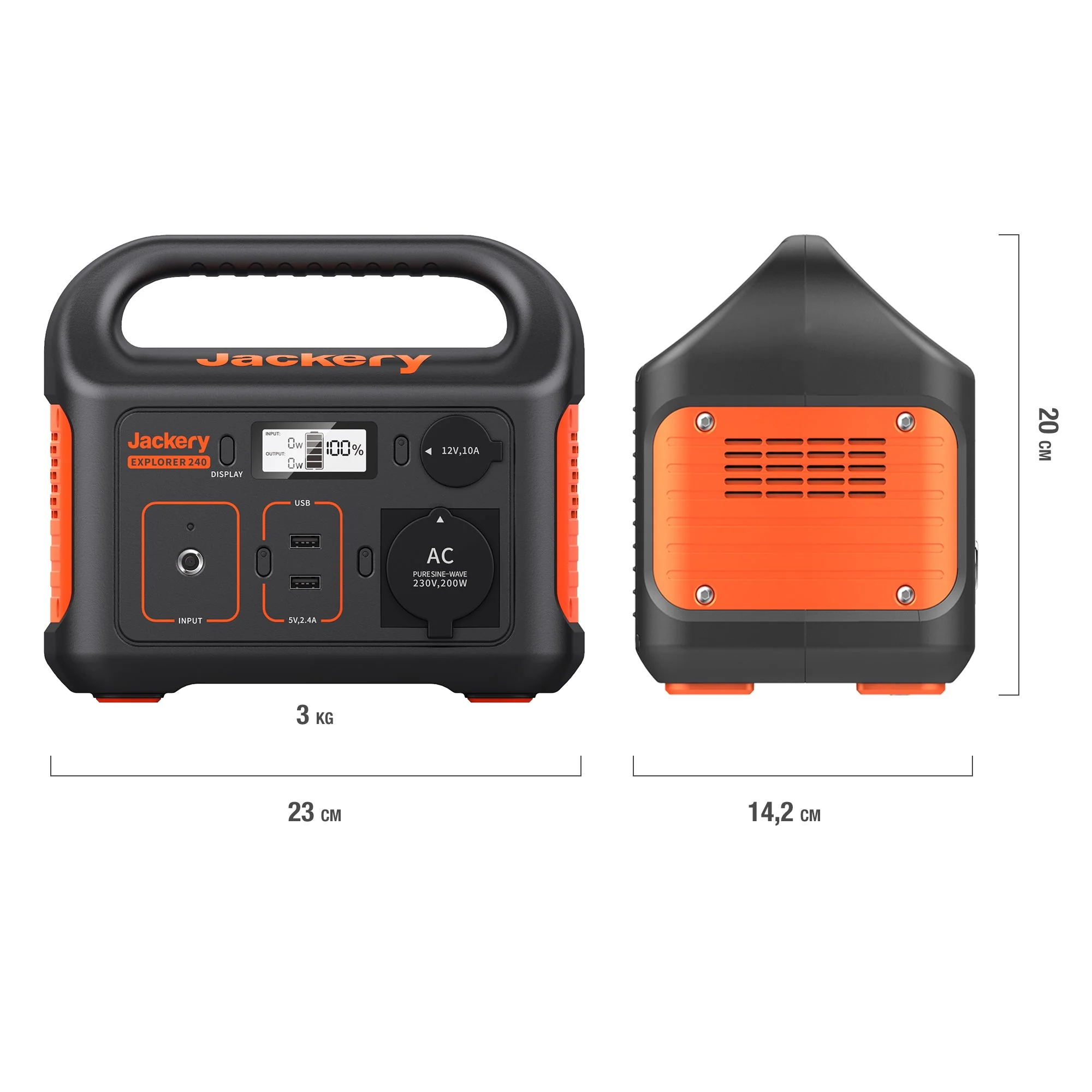 Jackery Explorer 240 Tragbare Powerstation (Generalüberholt) - Image 4