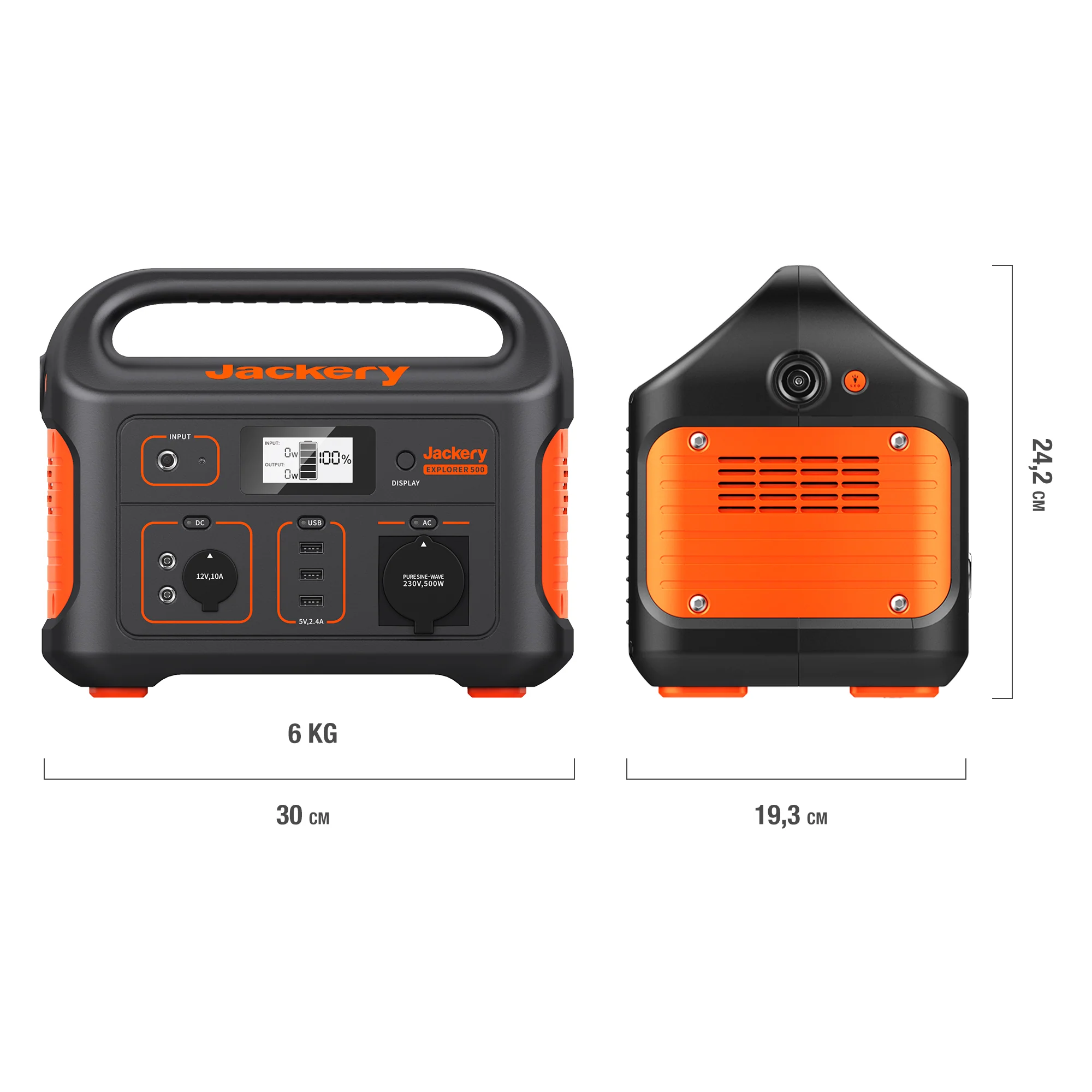 Jackery Explorer 500 Tragbare Powerstation (Generalüberholt) - Image 5
