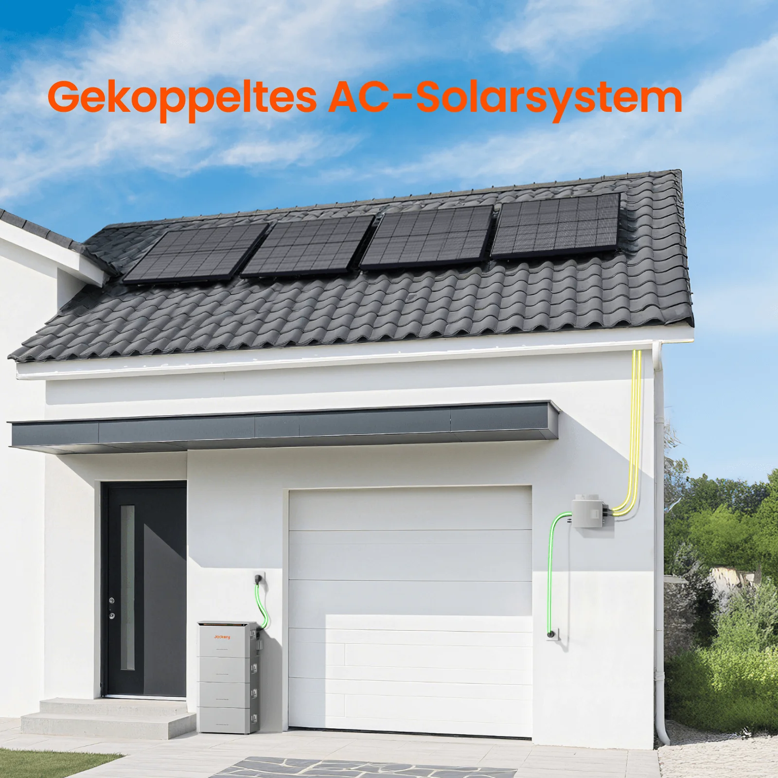 Jackery HomePower 2000 Ultra mit Speicher (450 Wp bifazialen Solarmodulen) - Image 6