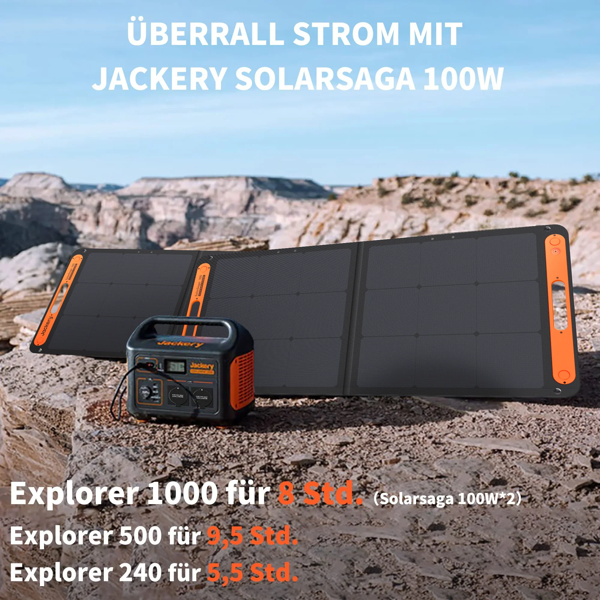 Jackery SolarSaga 100W Solarpanel - Image 4
